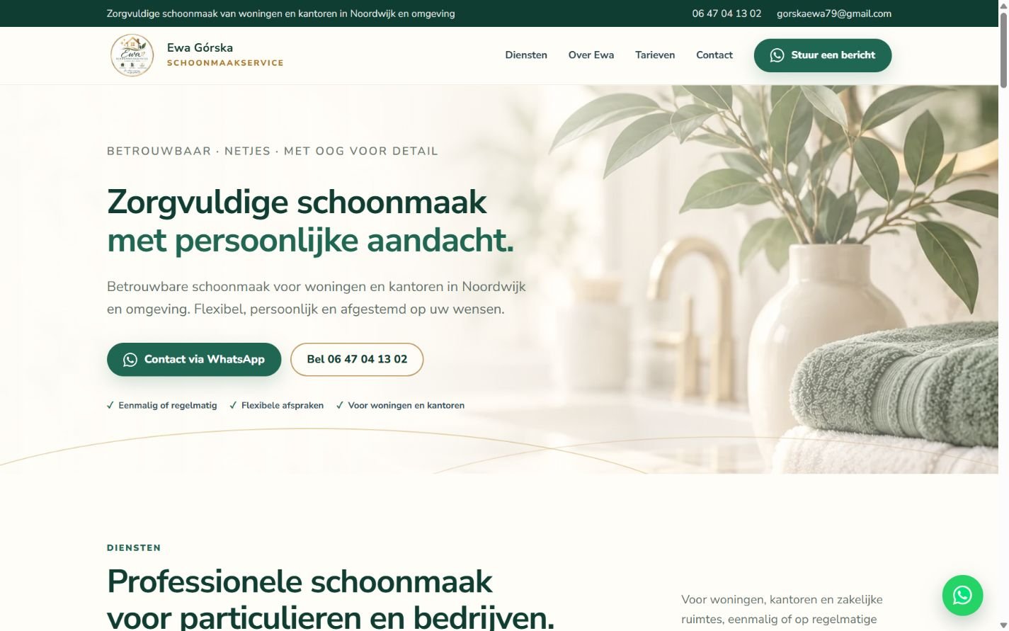 Ewa Górska Schoonmaakservice